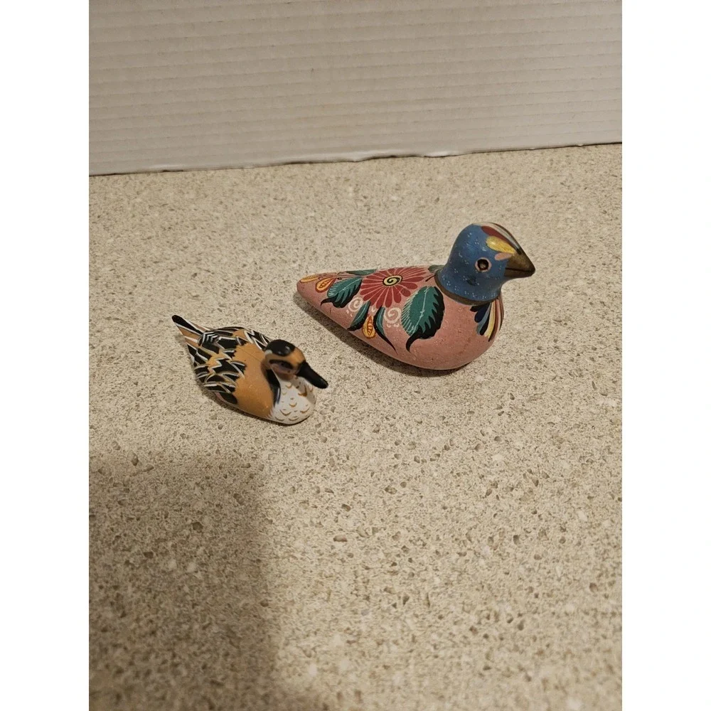 Wood Painted Bird And Duck Decorations