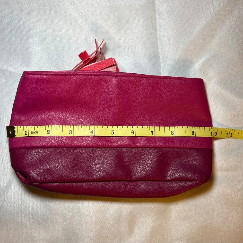 Victoria's Secret Fuchsia Cosmetic Bag‎ with Tassel