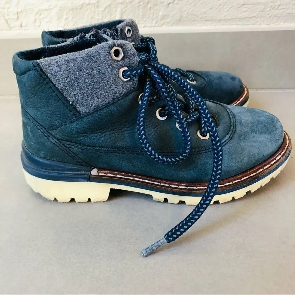 Zara Boys Suede Hiking Boots