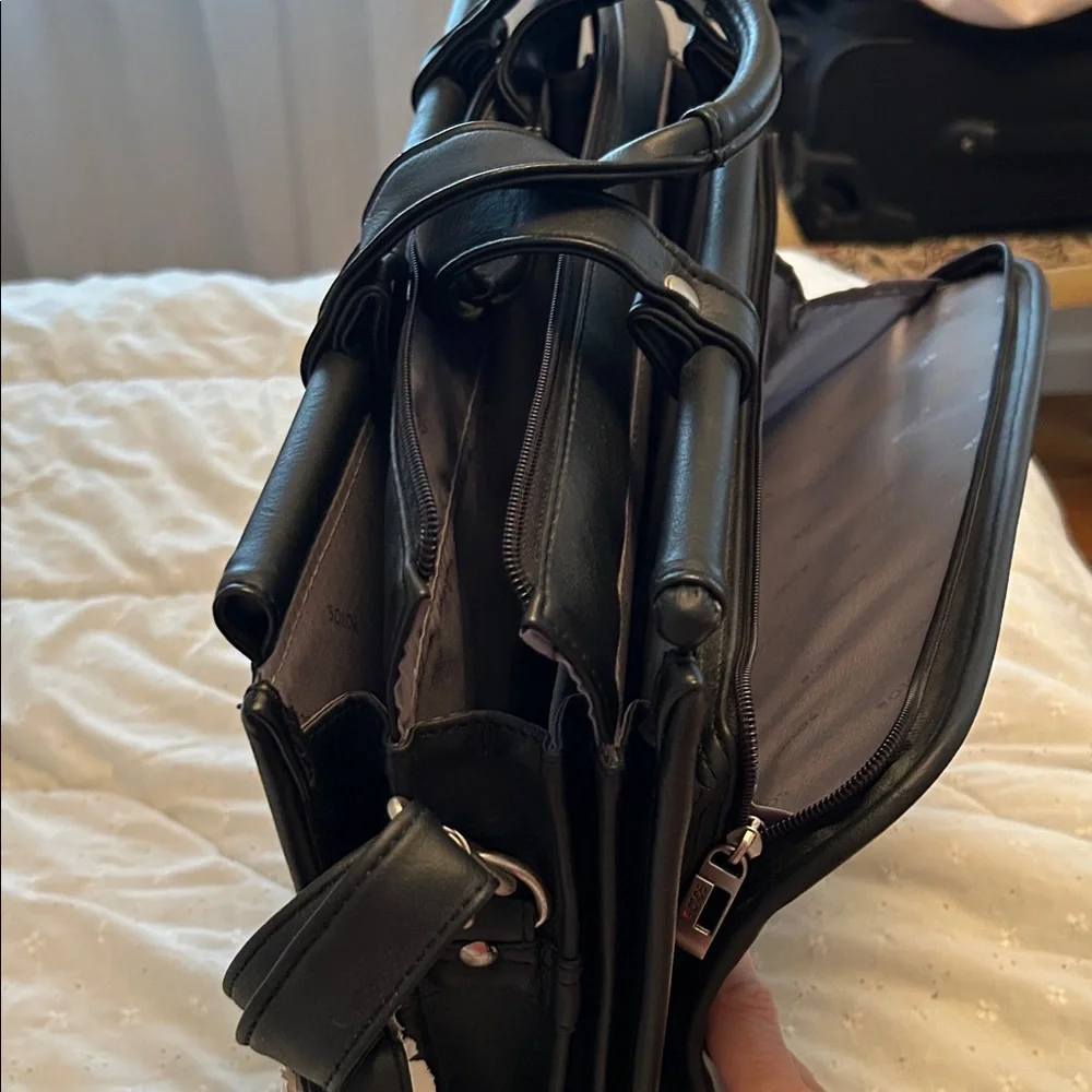 solo black leather