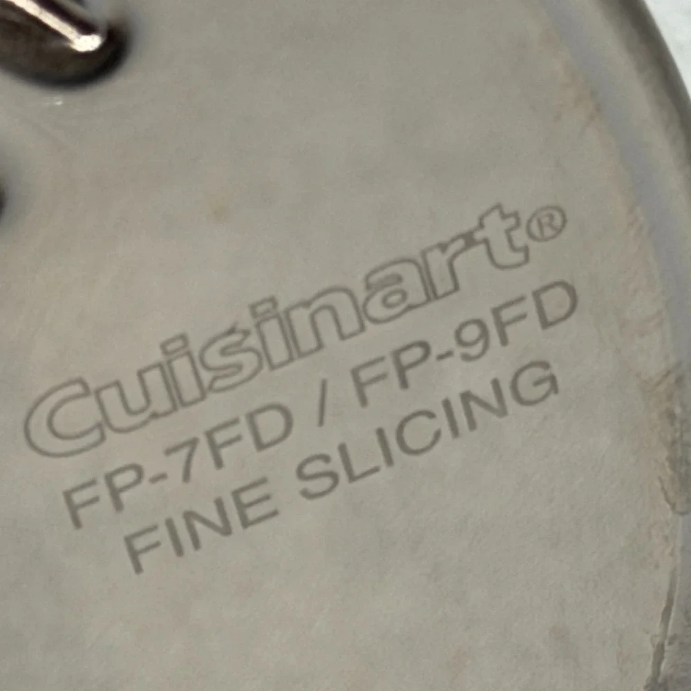 Cuisinart Food Pro FP-7 FP-9 Fine Medium Slice Shred Disc Set FP-7FD 9FD 7MD 9MD