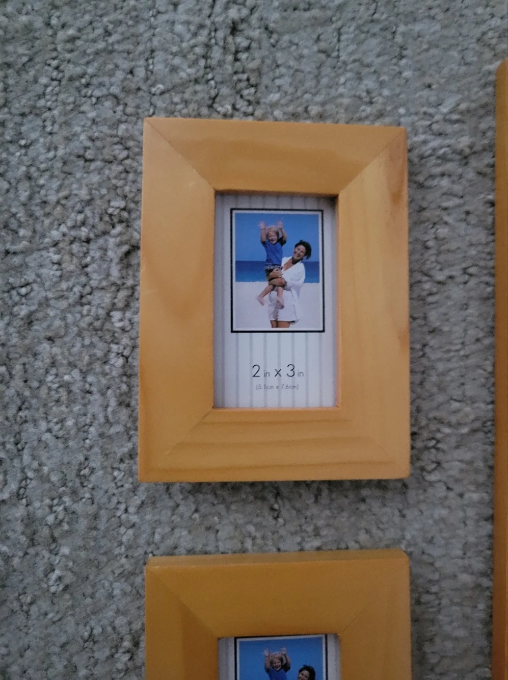 Pine Wood Y2K Modern Picture Frames, Set of 3
