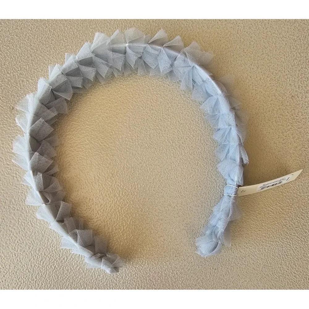 Francesca's Wendy Tulle Layered light blue headband