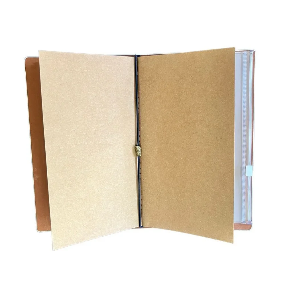 Travelers Notebook Journal Refillable Faux Leather A3 Zodiac Aries Pink