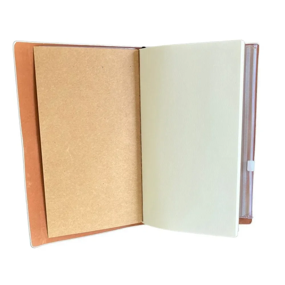 Travelers Notebook Journal Refillable Faux Leather A3 Zodiac Aries Pink