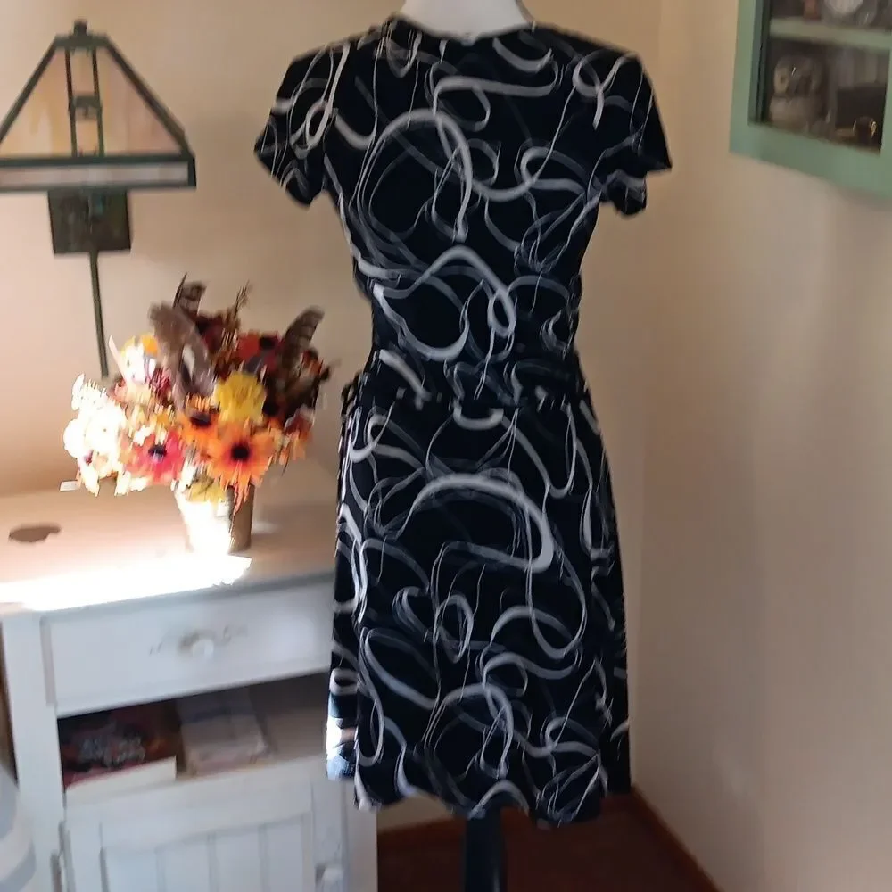 Blu Heaven Wrap Front Dress