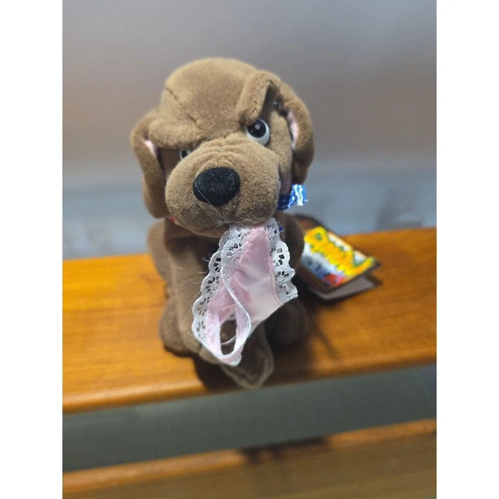 1998 Meanies In‎ Famous Buddy The Dog Plush Animal w Tag