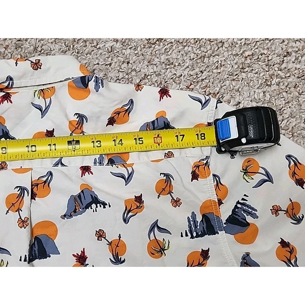 The North Face Button Up Shirt Floral Sun Mount Print Short Sleeve Mens XL India