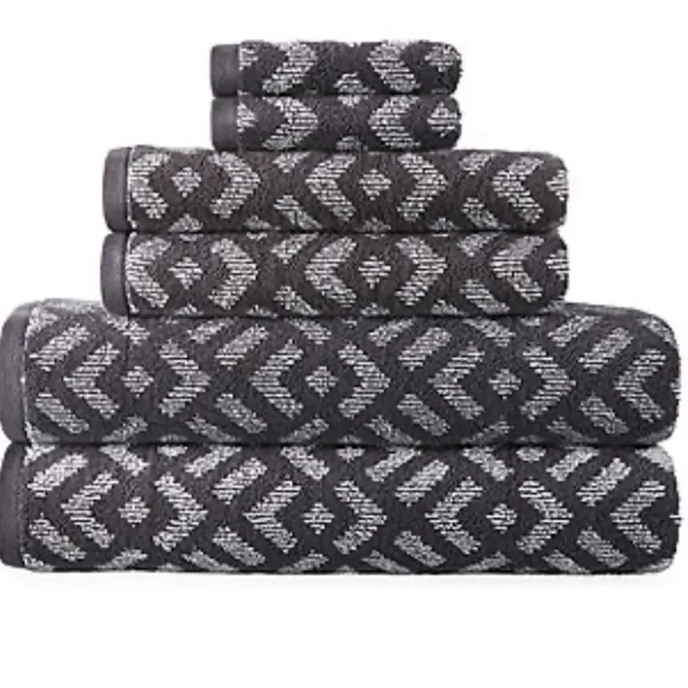 ✨3xHP✨Home Westly Ogee Geometric Bath Towel✨
