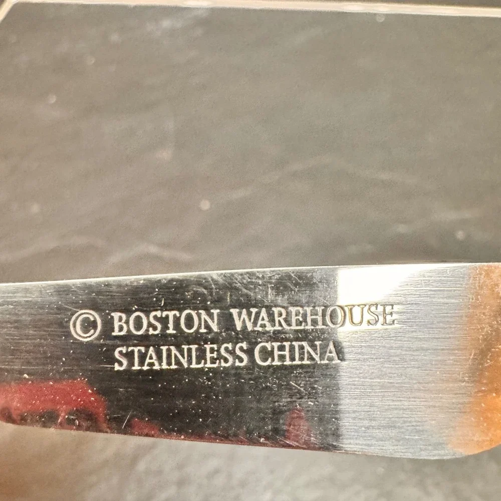 New 90s Boston Warehouse Easter Egg Chick Bunny‎ Sheep Cheese Knife Set Spring