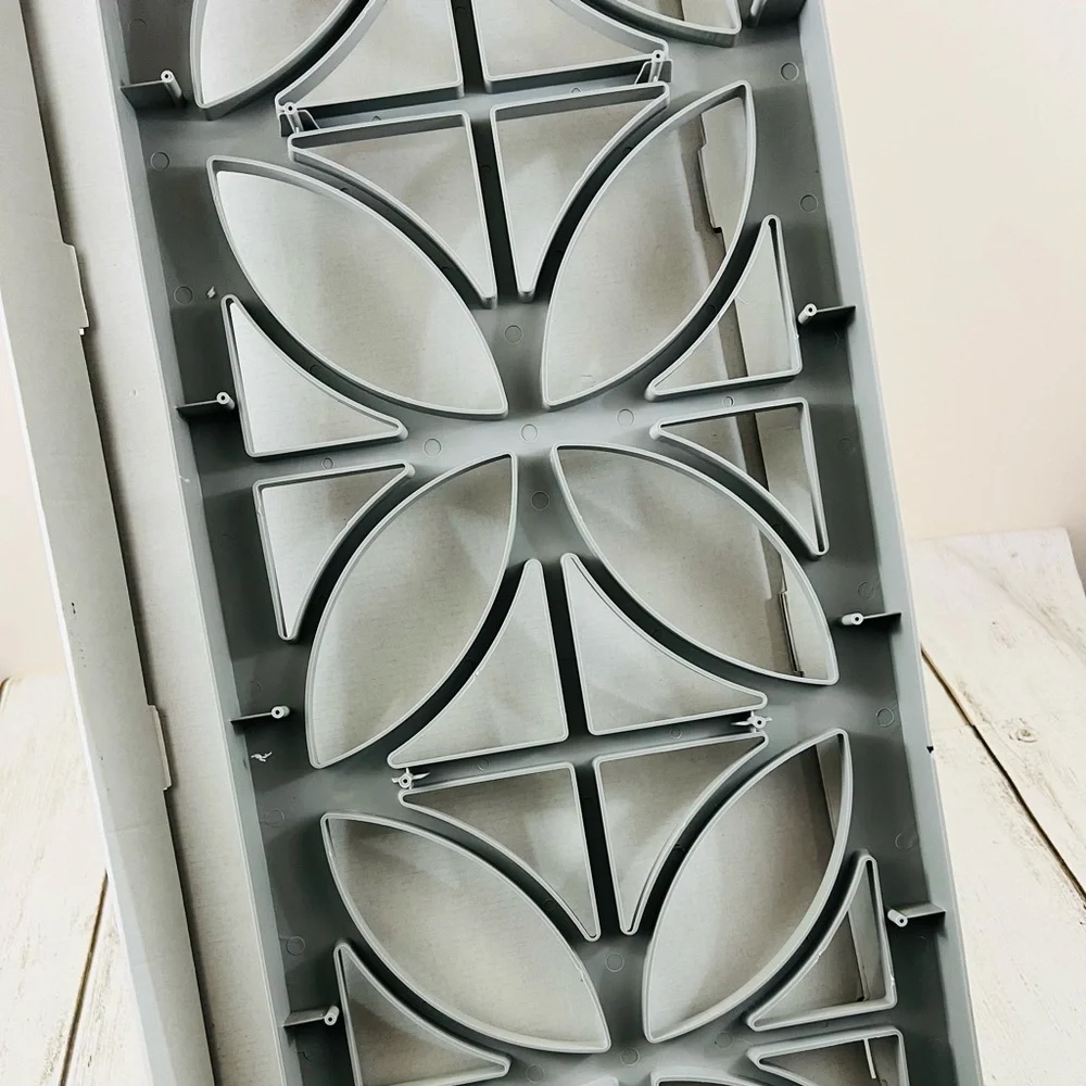 Modern Gray Decorative Wall Panel Home Wall Decor Plastic