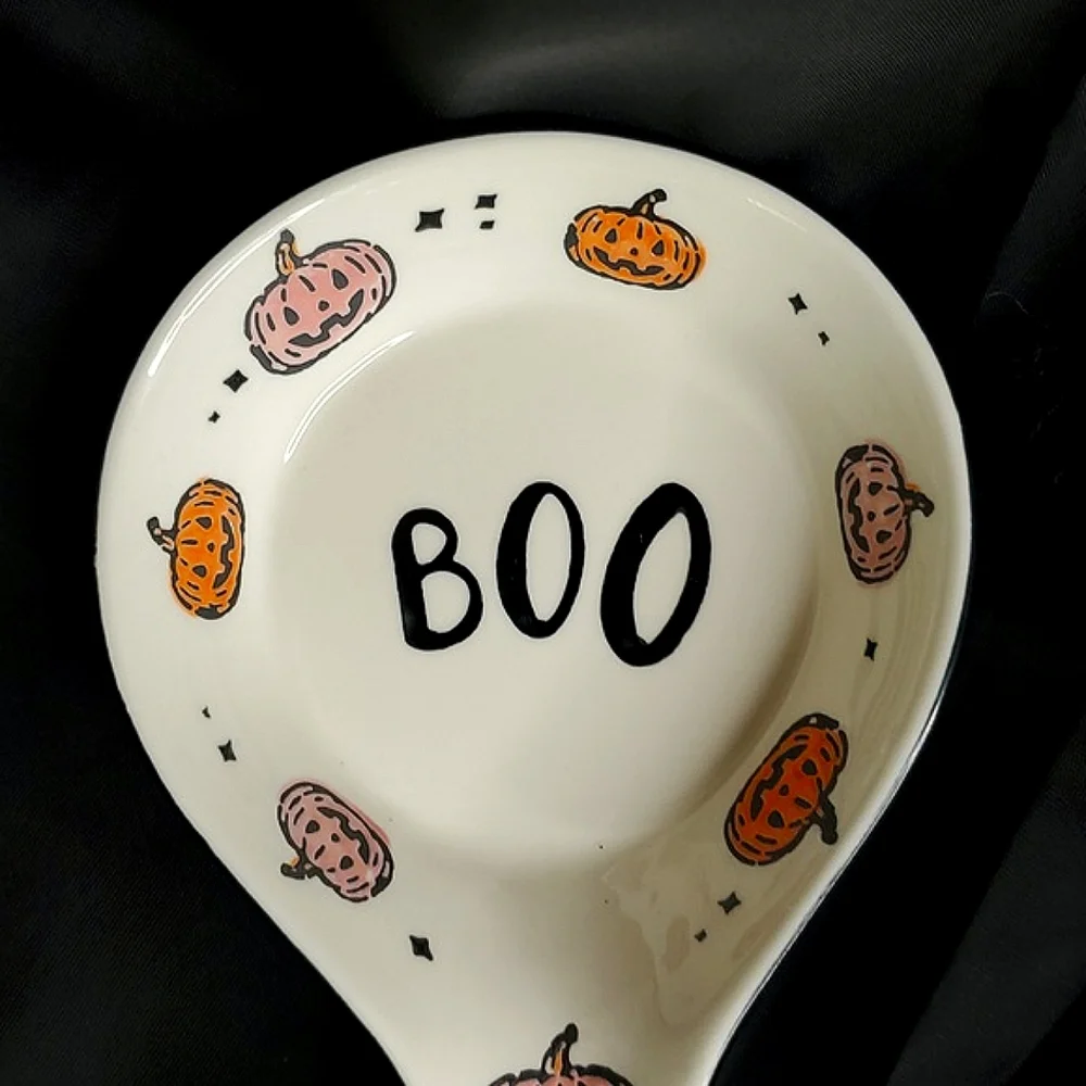 NEW- Halloween‎ Boo Spoon Rest