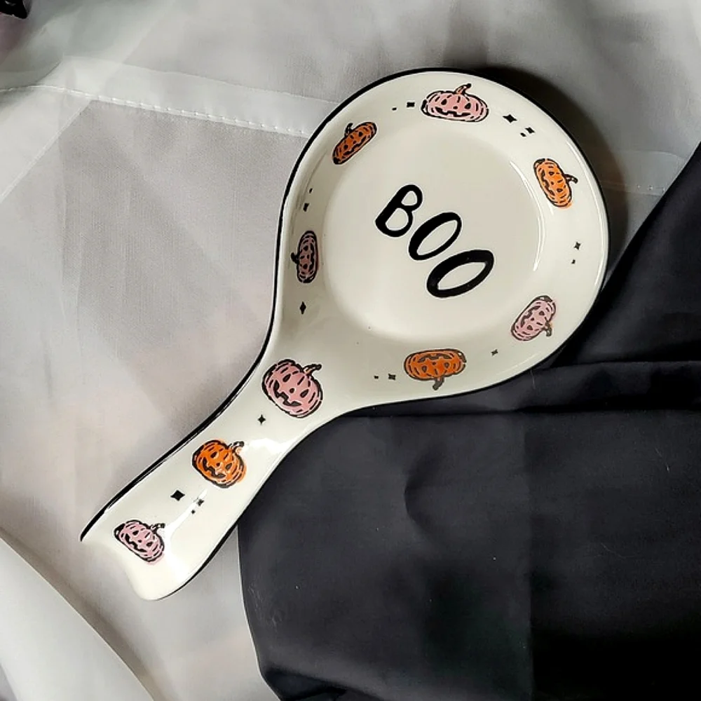 NEW- Halloween‎ Boo Spoon Rest