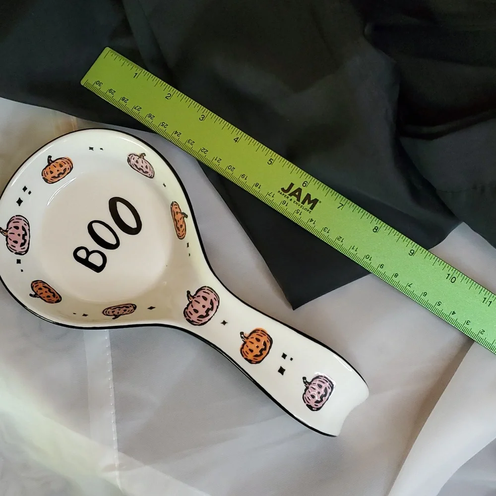 NEW- Halloween‎ Boo Spoon Rest