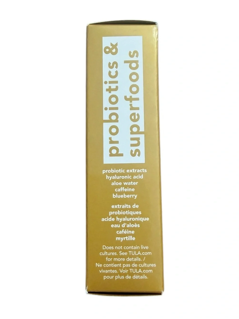 Tula Gold Glow Cooling & Brightening Eye Balm - Gold