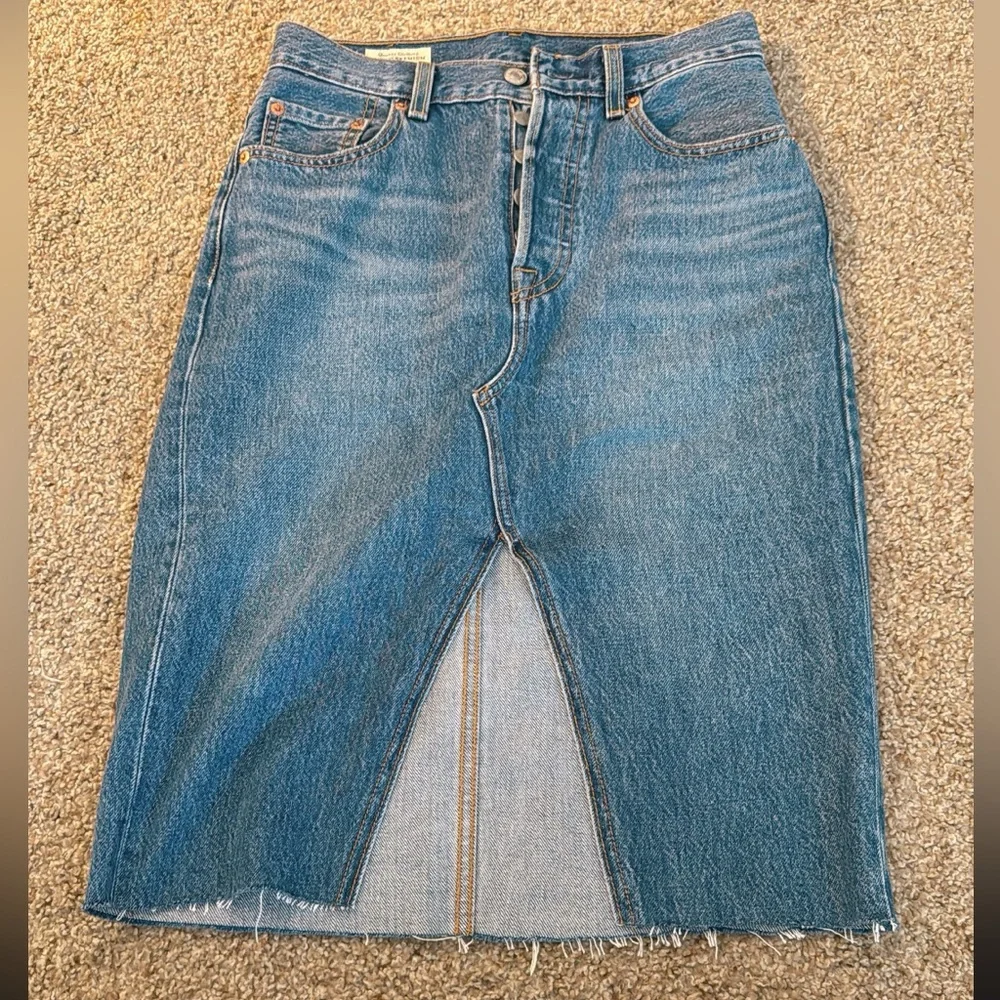 Levi's Blue Denim Jean skirt