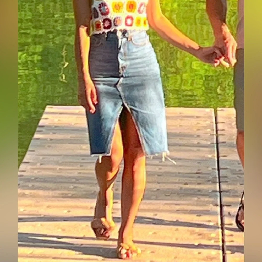 Levi's Blue Denim Jean skirt