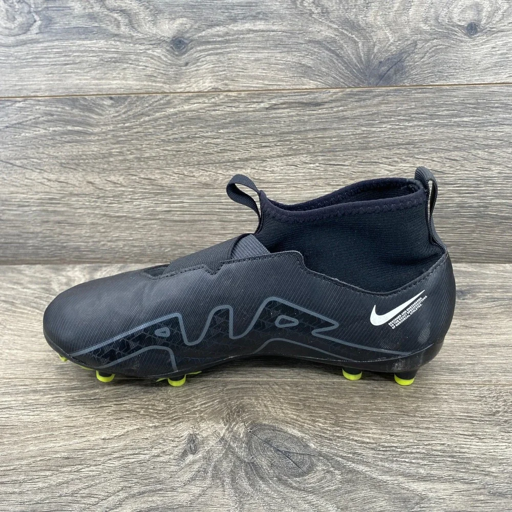 Nike Mercurial Zoom‎ Superfly 9 Soccer Cleats Size 5.5Y Black DJ5623 002