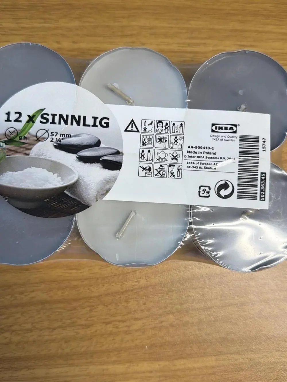 The IKEA Sinnlig Scented Candle, 12-tealights 2 1/4