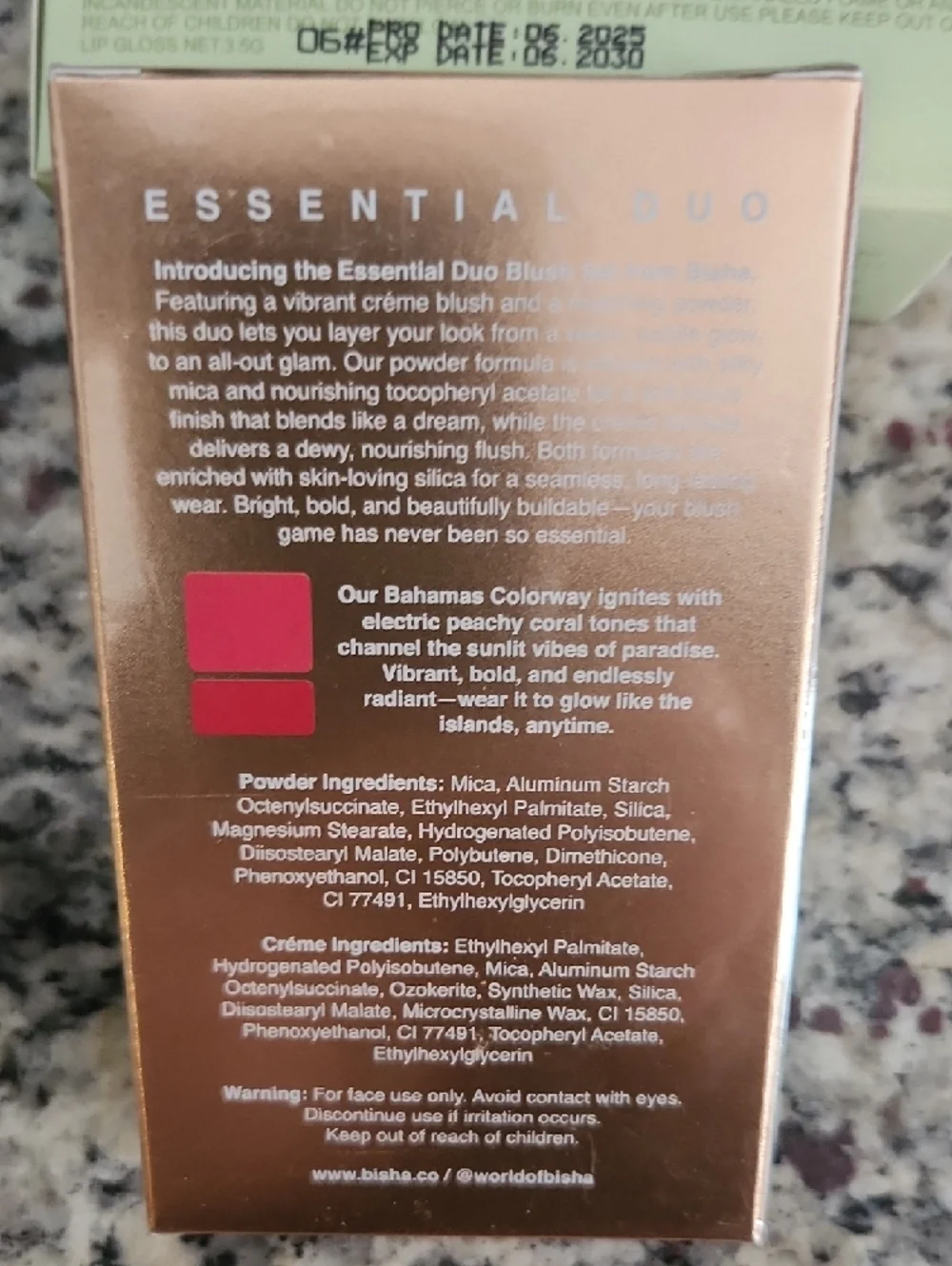 Bisha bahamas essential