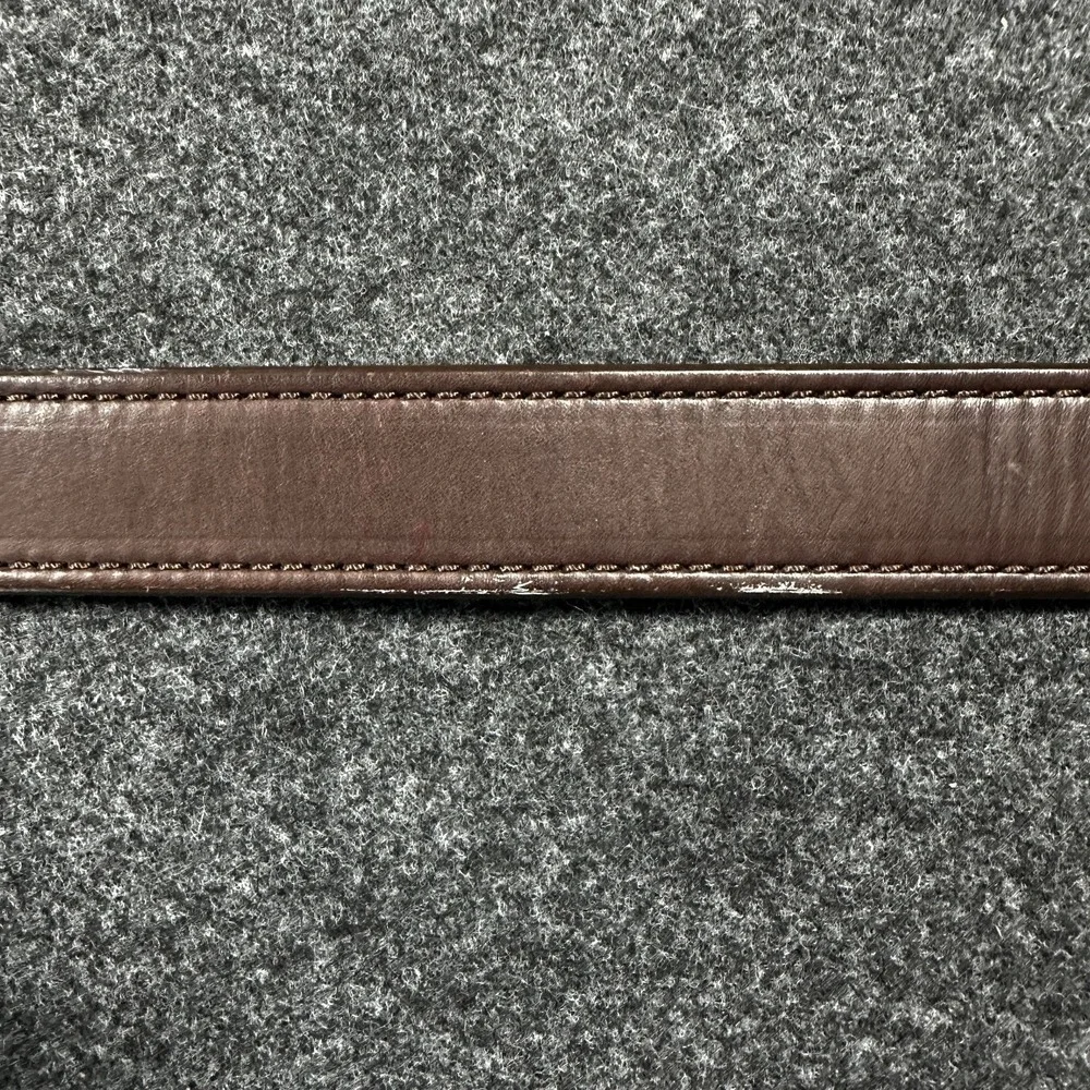 BIGFOOT GUN BELT HEAVY BROWN LEATHER MENS SIZE 44, PANT SIZE 40