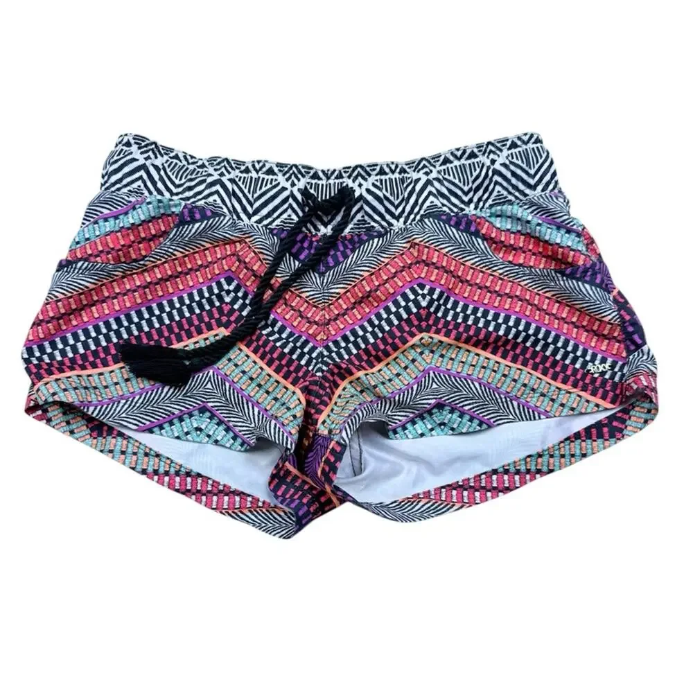 Roxy Multicolor Geometric Women's Athletic Shorts