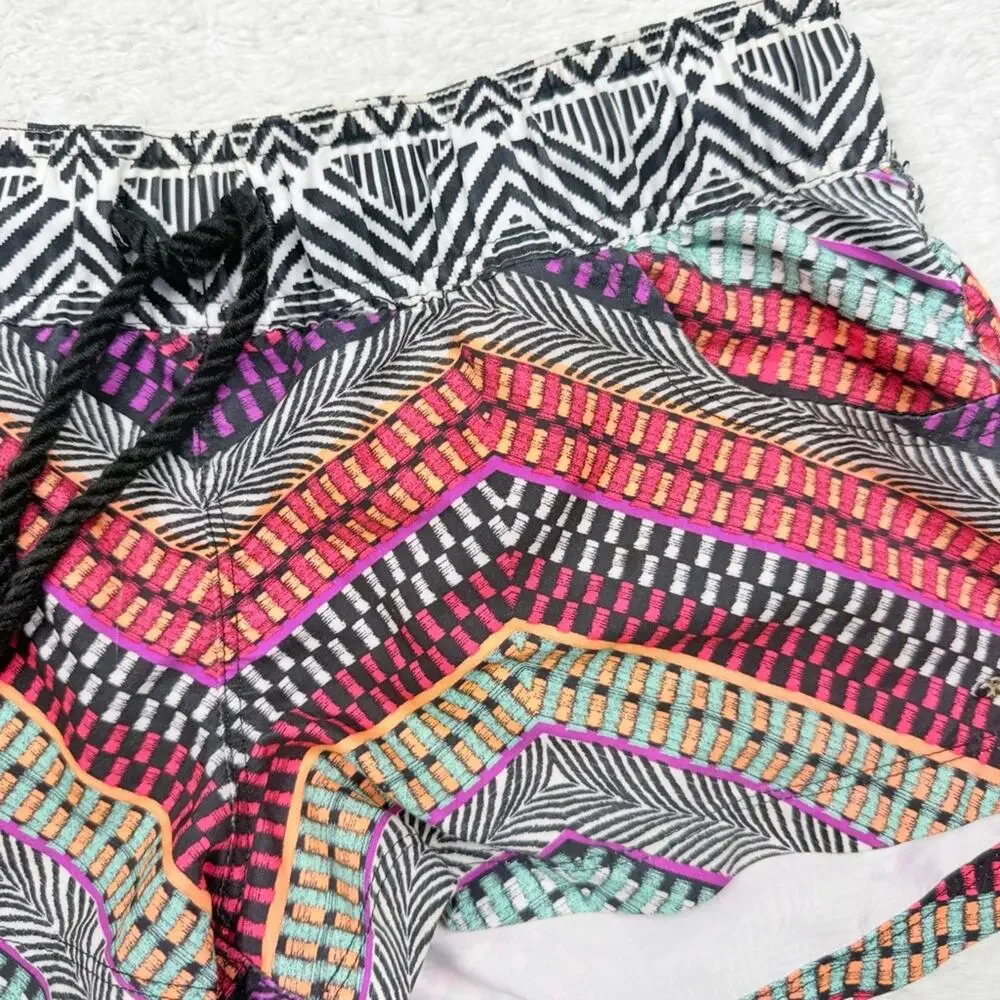 Roxy Multicolor Geometric Women's Athletic Shorts