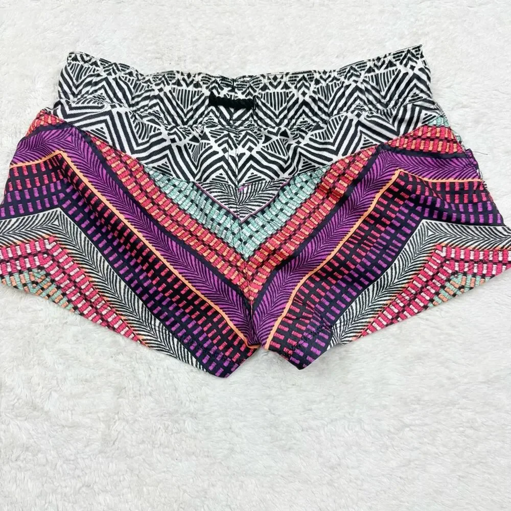 Roxy Multicolor Geometric Women's Athletic Shorts