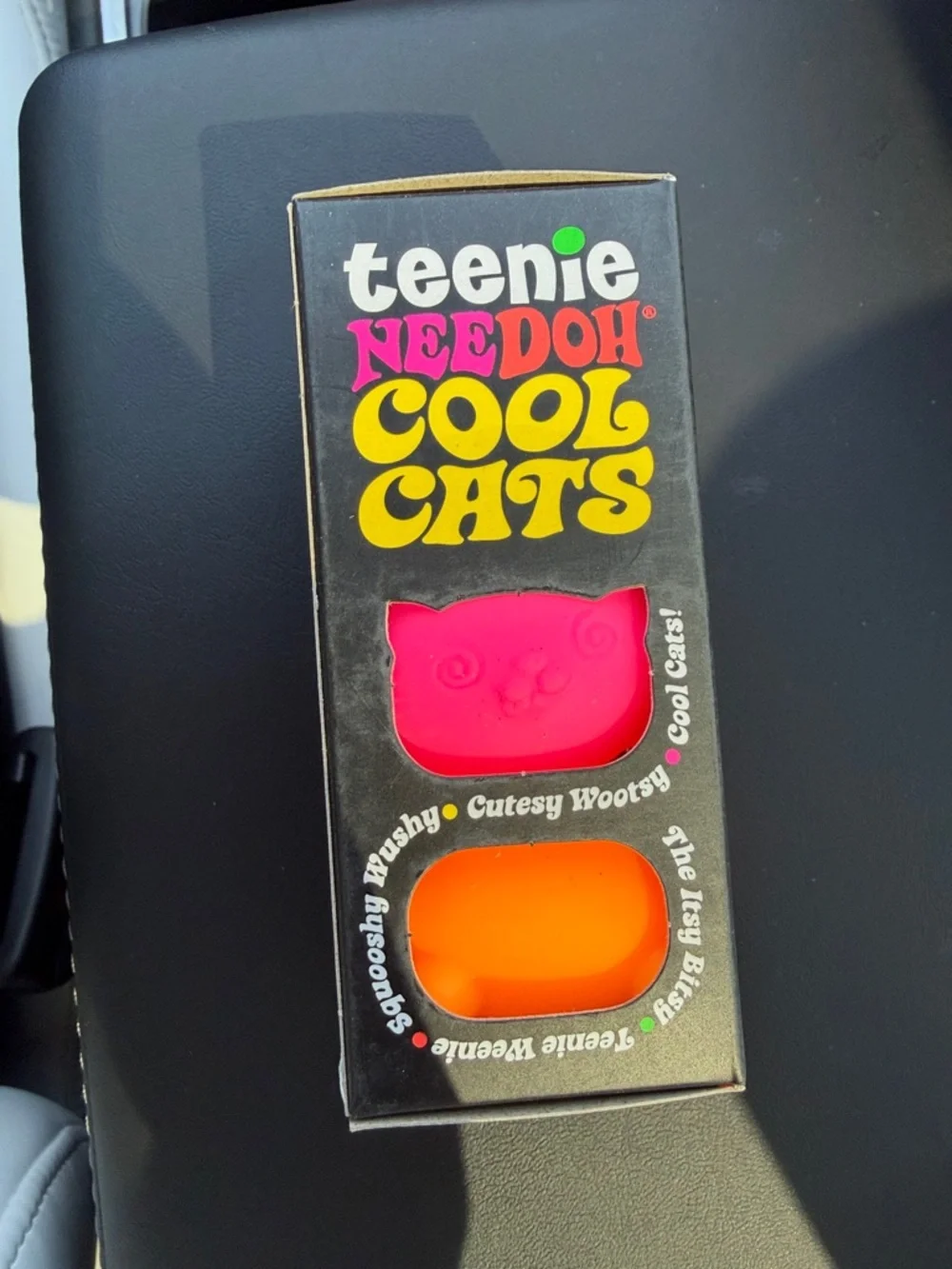 Teenie NeeDoh Cool Cats 3-Pack - Purple & Orange