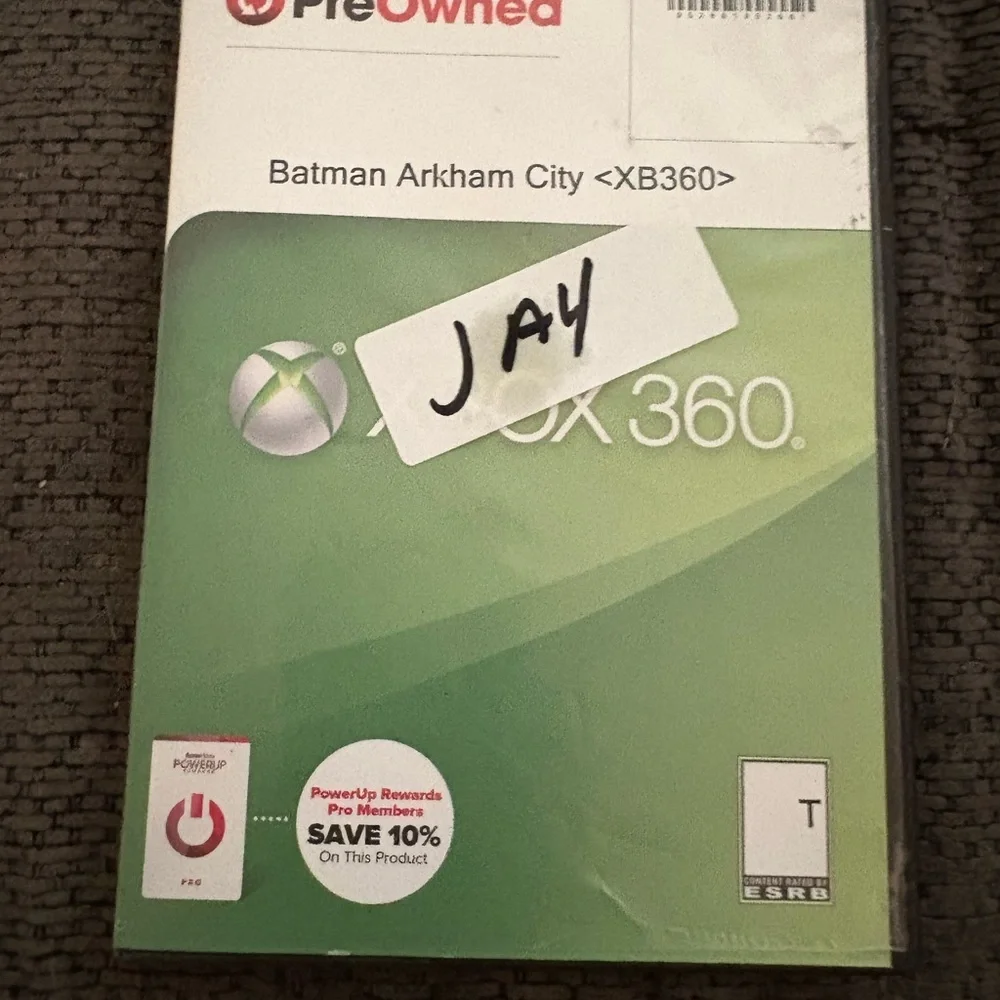 Microsoft Xbox 360 Batman: Arkham City Game Disc - White & Green