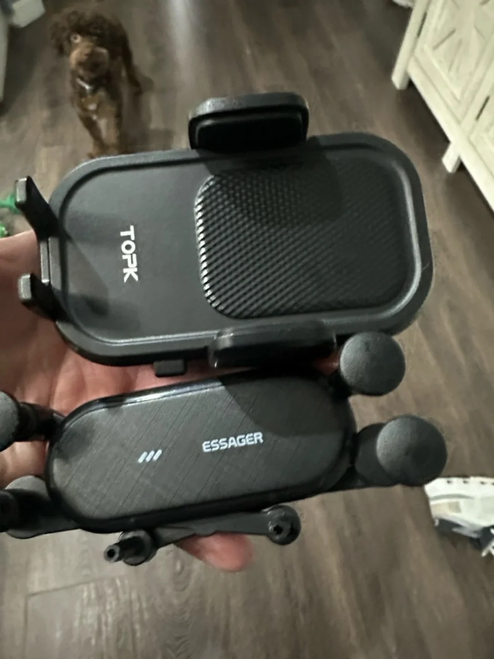 TOPK & ESSAGER Black Universal Car Phone Mounts