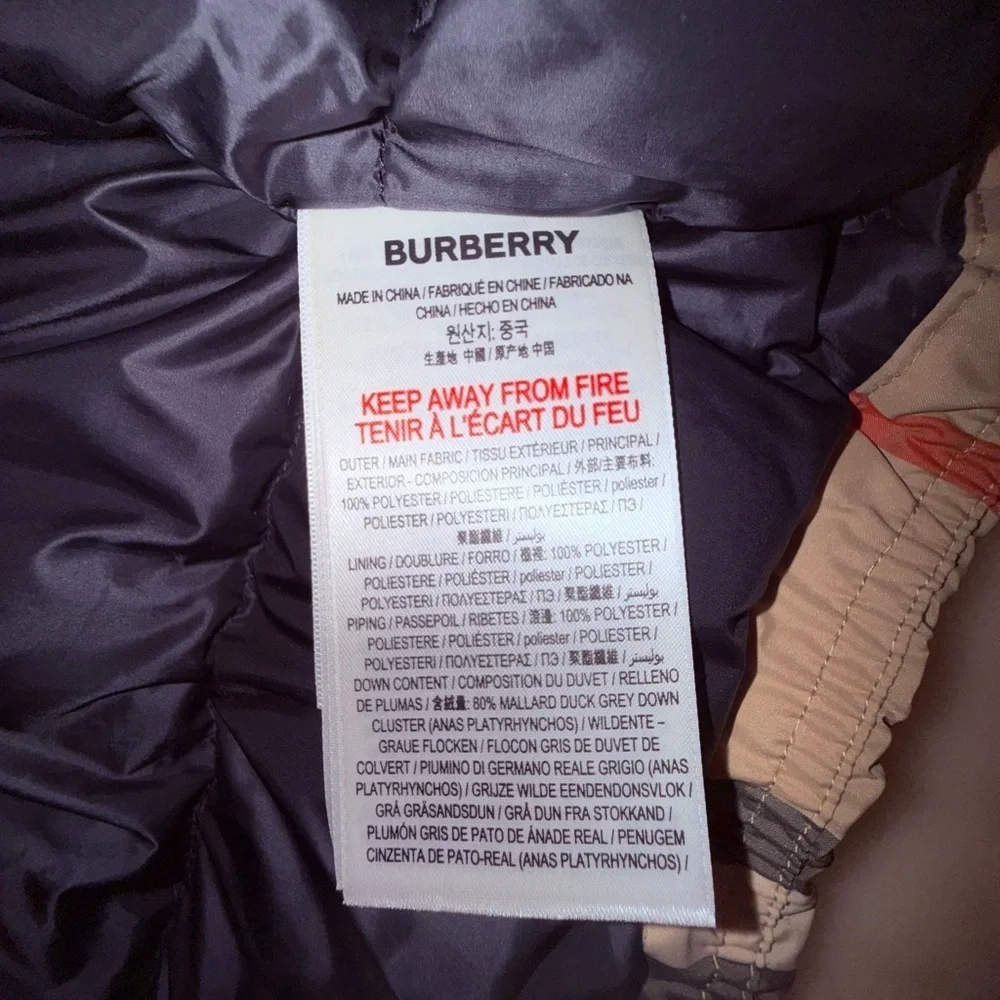 Burberry this padded