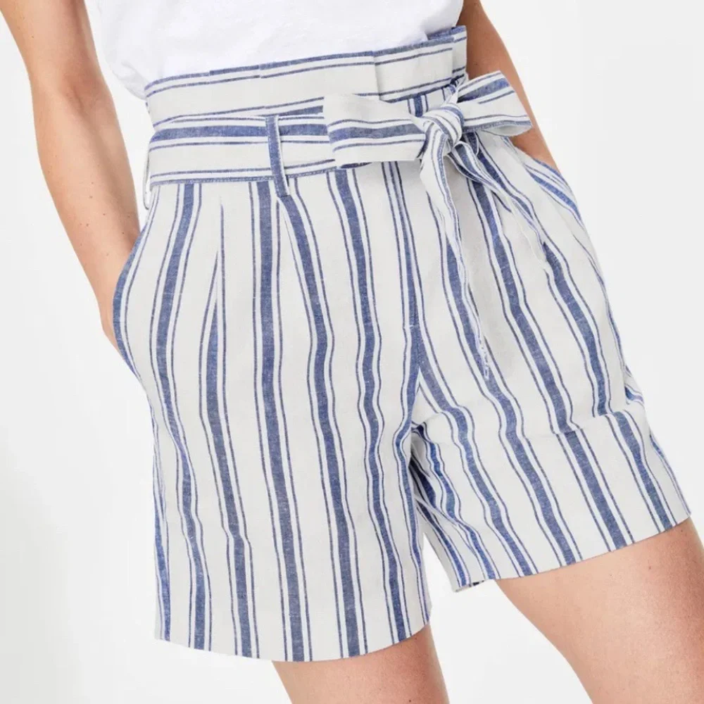 Boden St Ives‎ Paperbag Linen Shorts