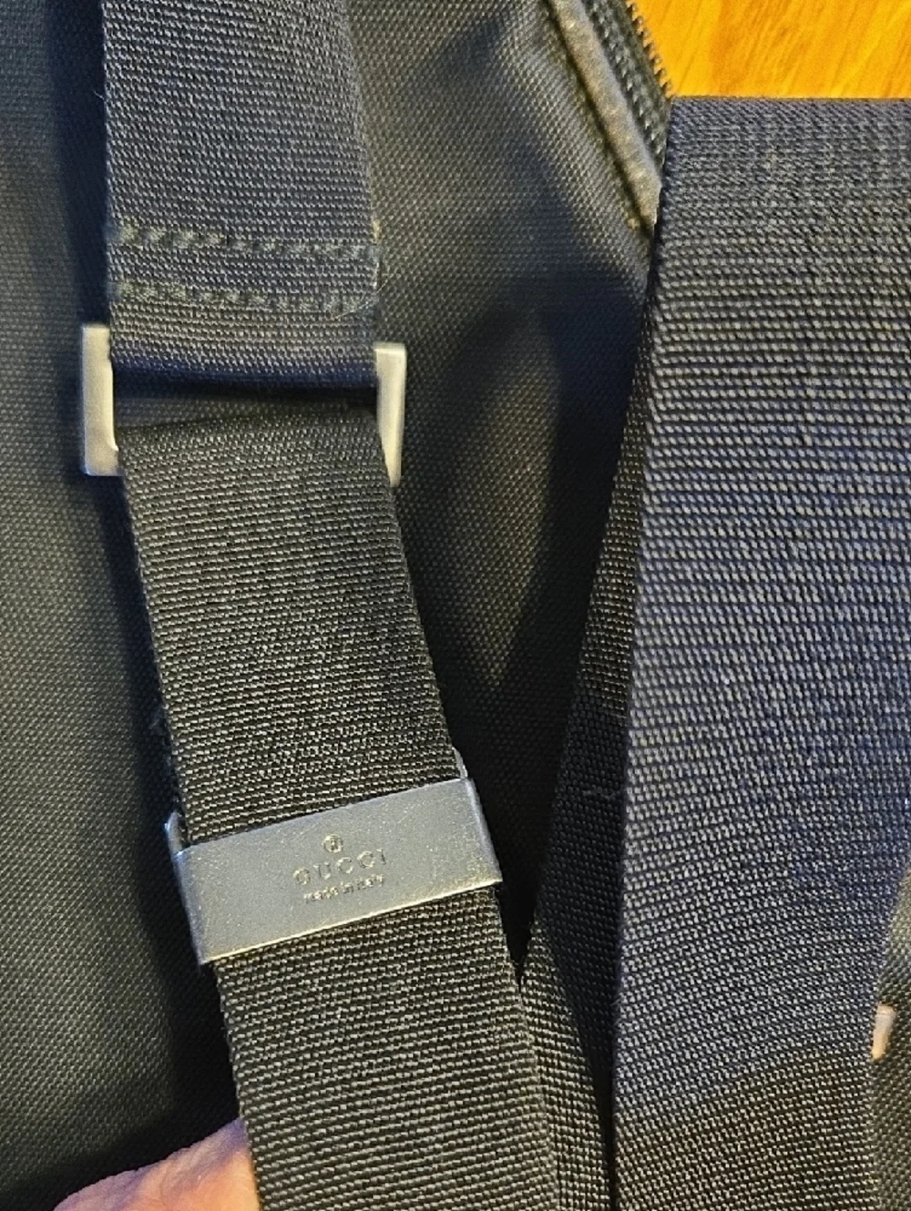 Gucci black canvas