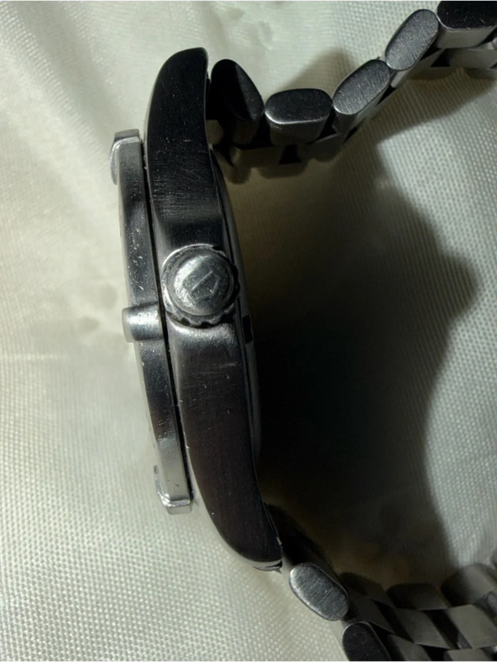 Tag Heuer Men's Stainless Steel Watch with Blue Dial and Silver Bracelet