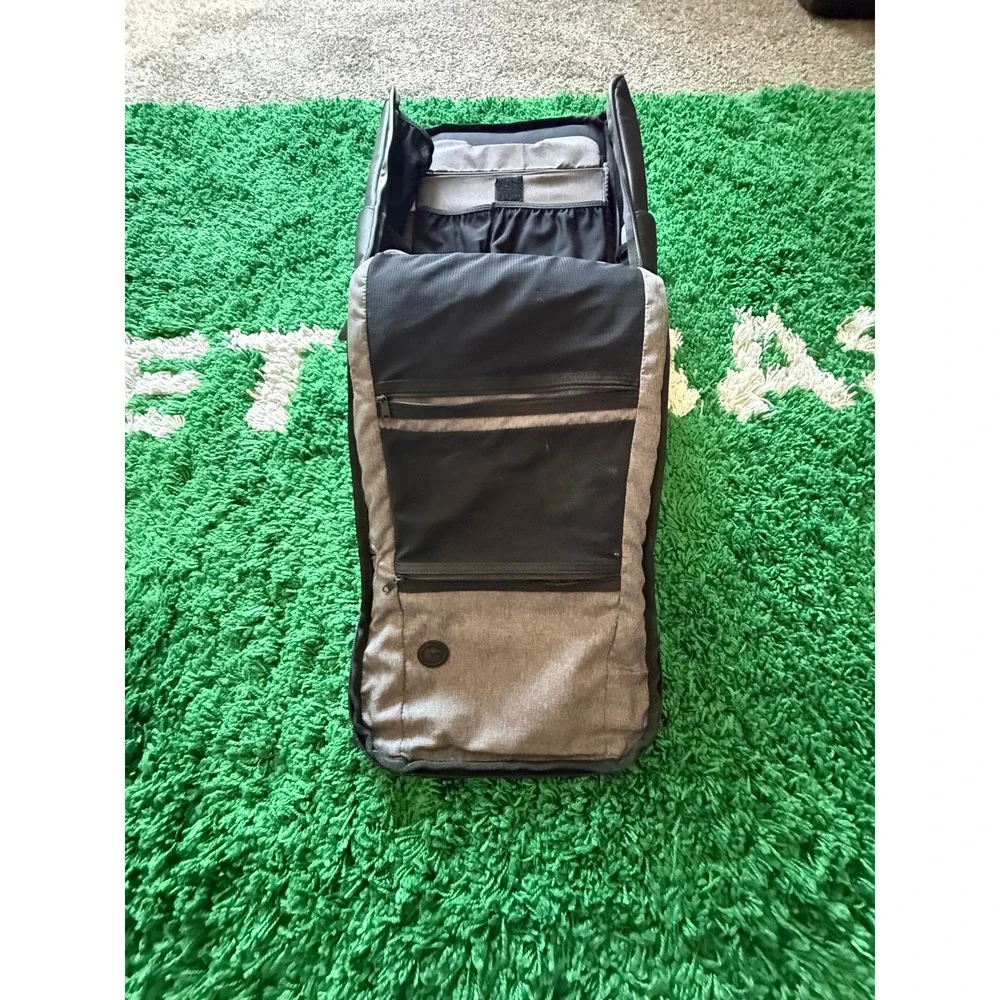 Nomatic Travel Backpack Black Laptop Bag Wags Capital Logo 20L-30L Expandable