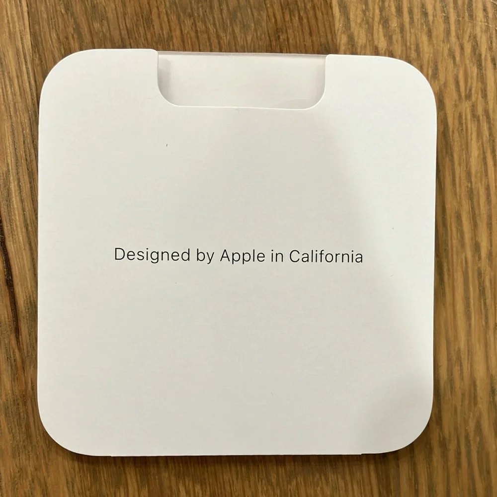 Apple only includes