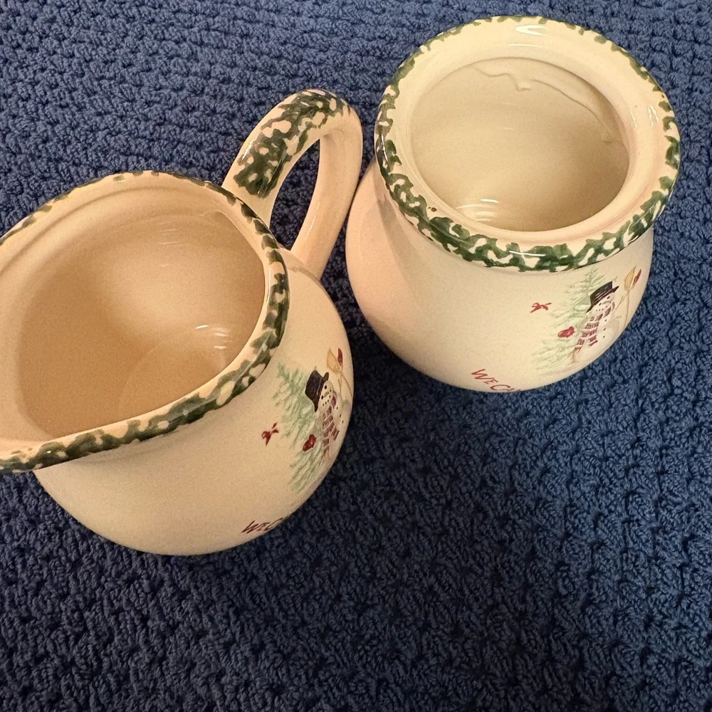 We Can Build A Snowman - Sugar, Creamer, Salt and Pepper Set
