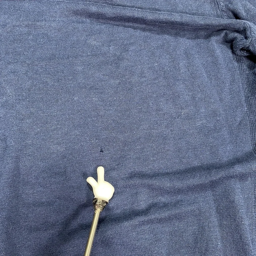 AG Adriano Goldschmied Sweater‎ Mens XL Navy Linen Crewneck Pullover 70592LES