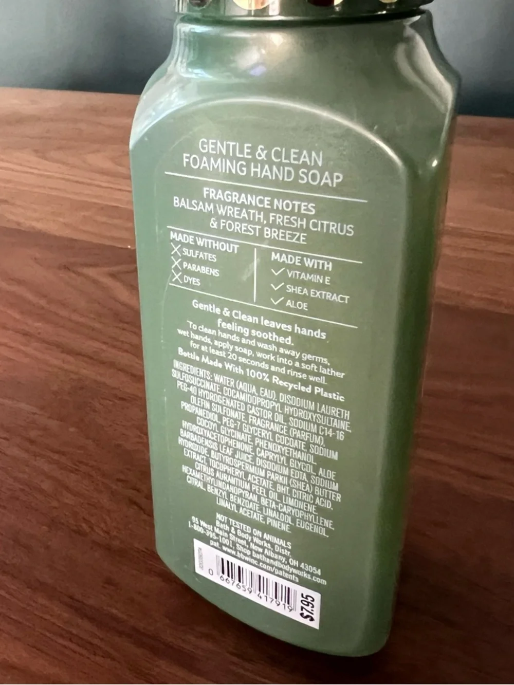 Bath & Body Works dyes decorative foaming