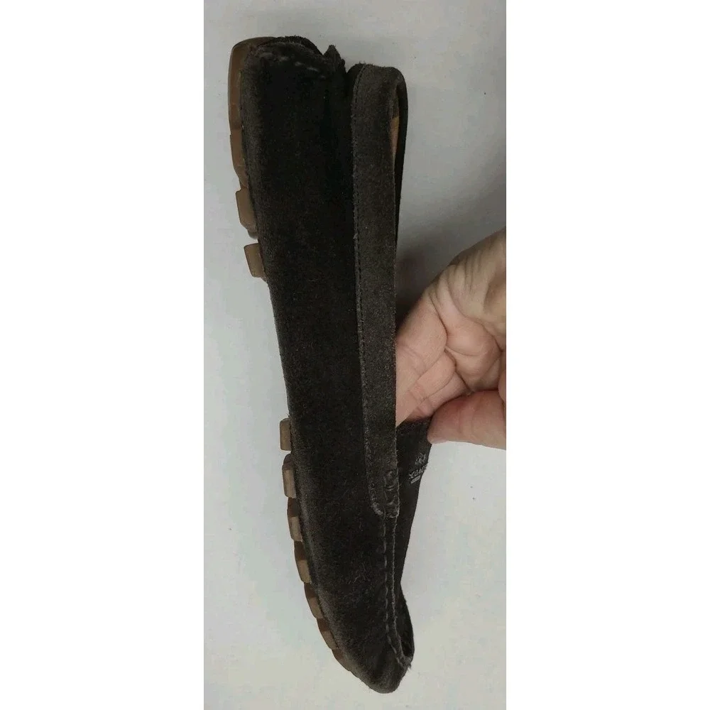Coach Amber Brown Moccasins Coach New‎ York Carriage Logo Size 7.5 B