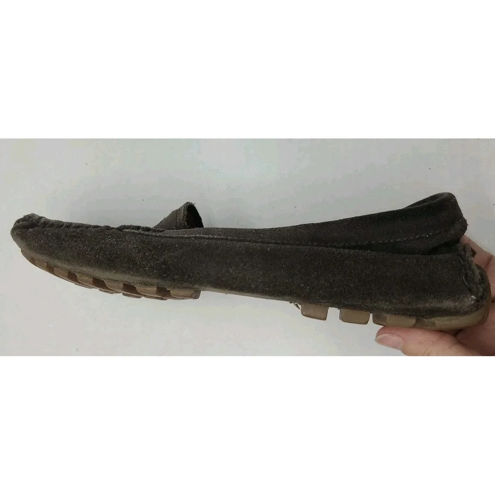Coach Amber Brown Moccasins Coach New‎ York Carriage Logo Size 7.5 B