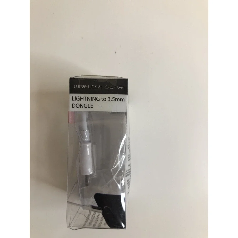 Wireless Gear 3.5mm 2F Headphone Adapter for iPhone iPad‎ #TB1119 (2-Pack)