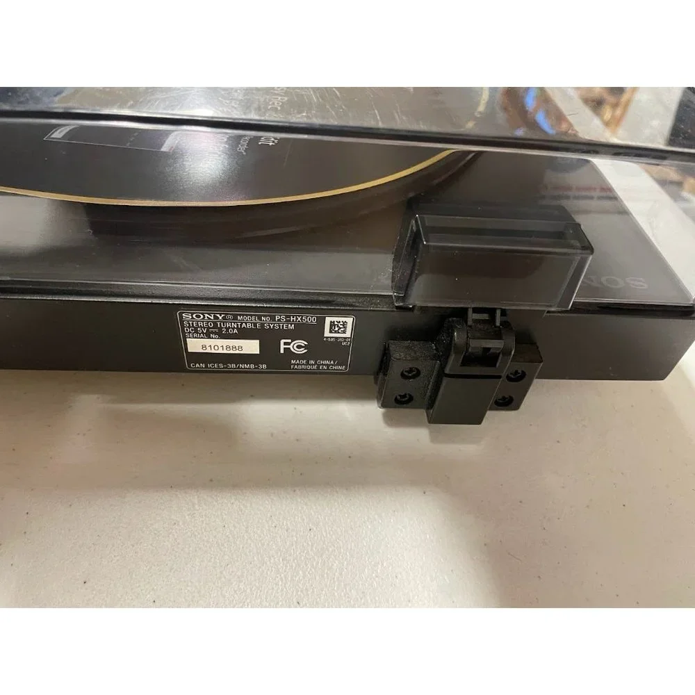 Sony Stereo Turntable System PS-HX500 Record & Edit DSD Ripping Excellent Sound!
