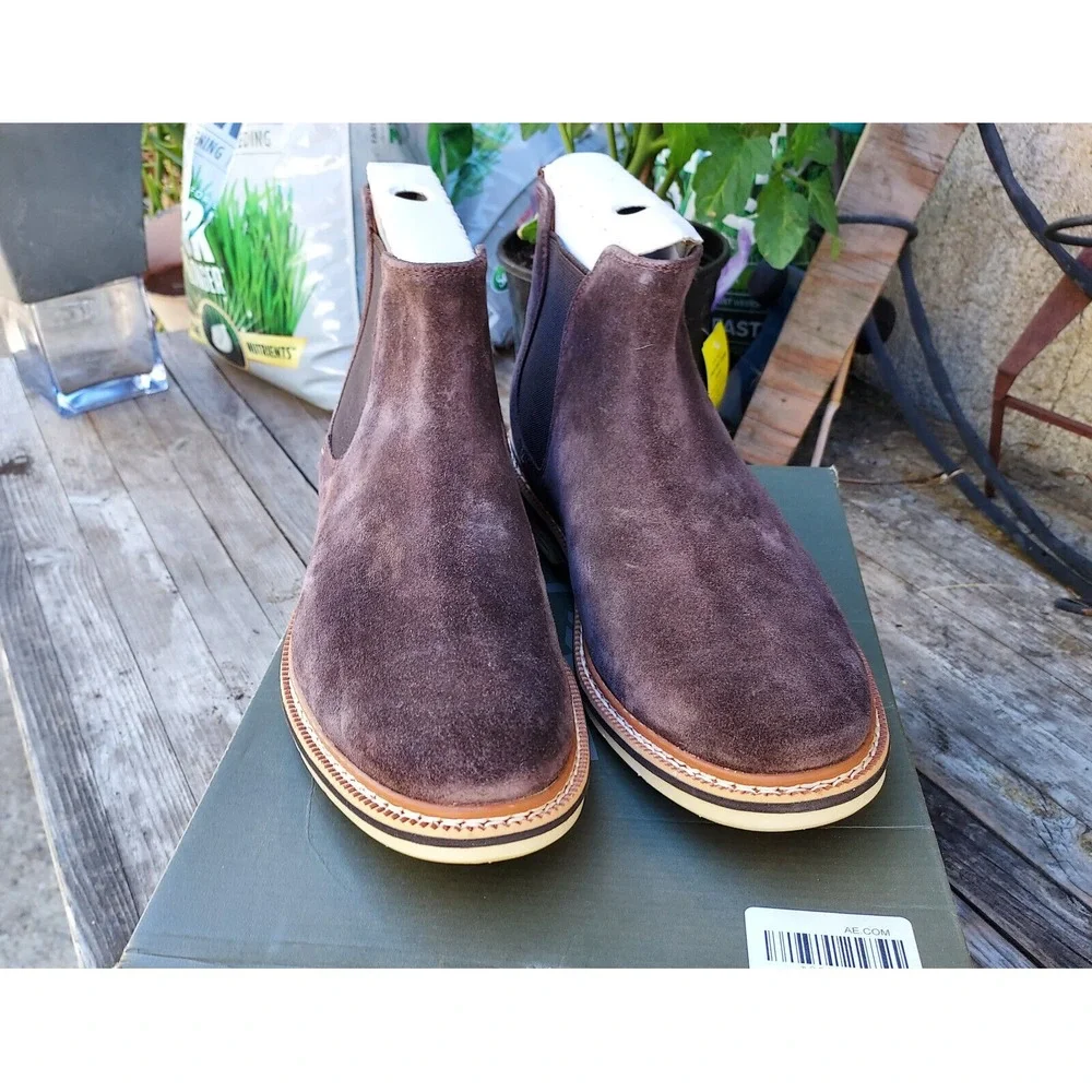 Timberland Boots Men's Size 10 Naples Trail Chelsea Brown‎ Suede Boots $130.00