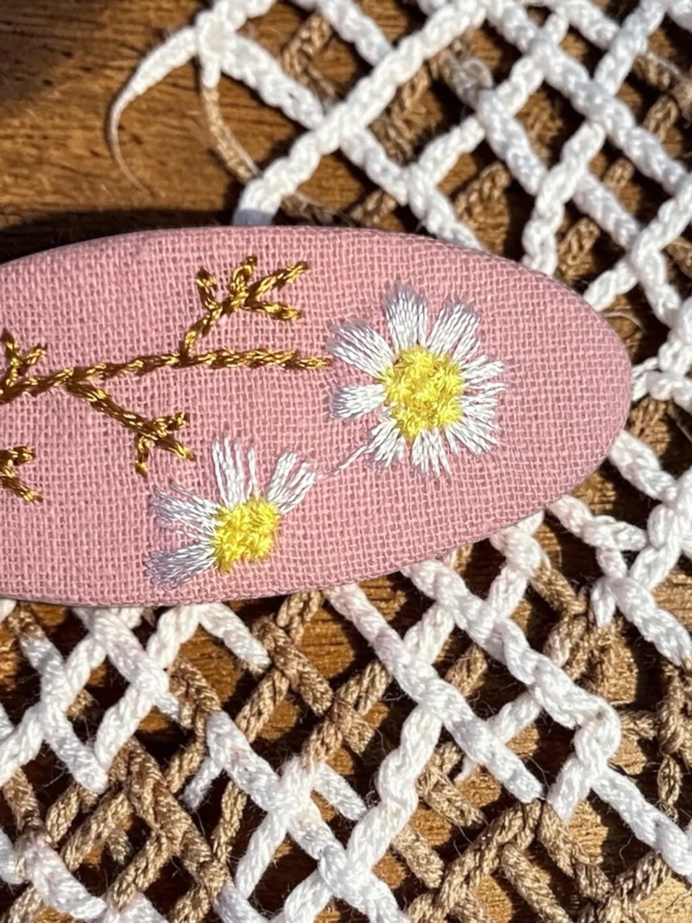 Handmade delicate pink