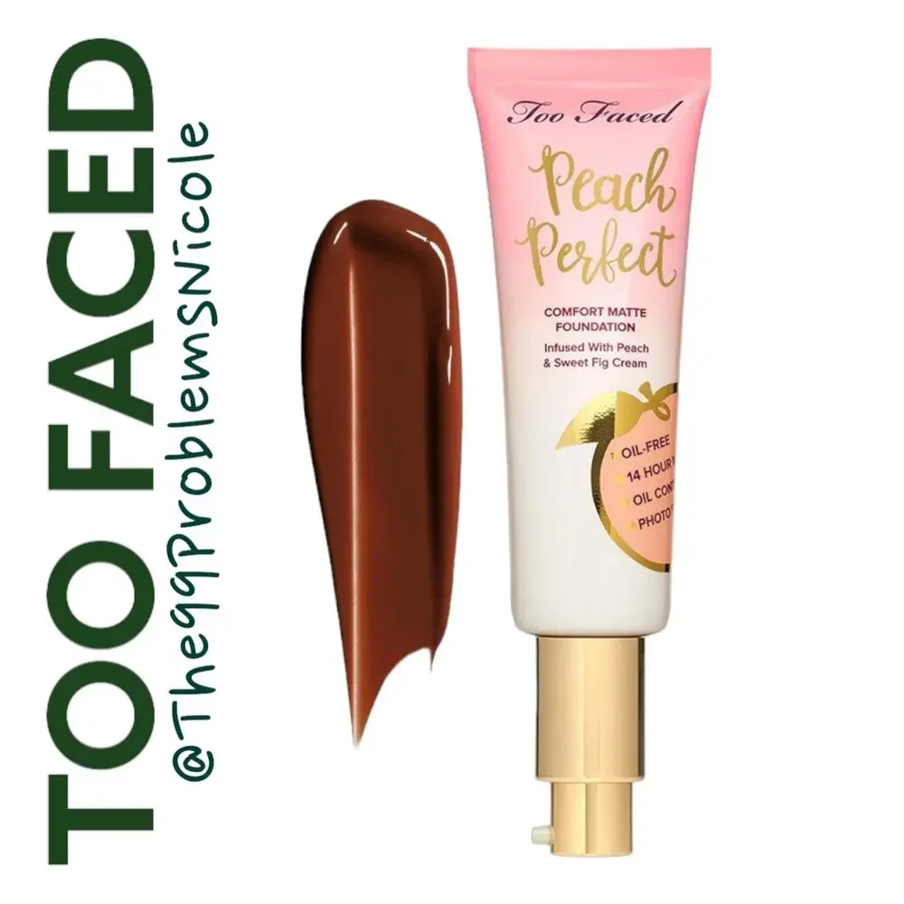 Too Faced Peach Perfect Foundation Sable