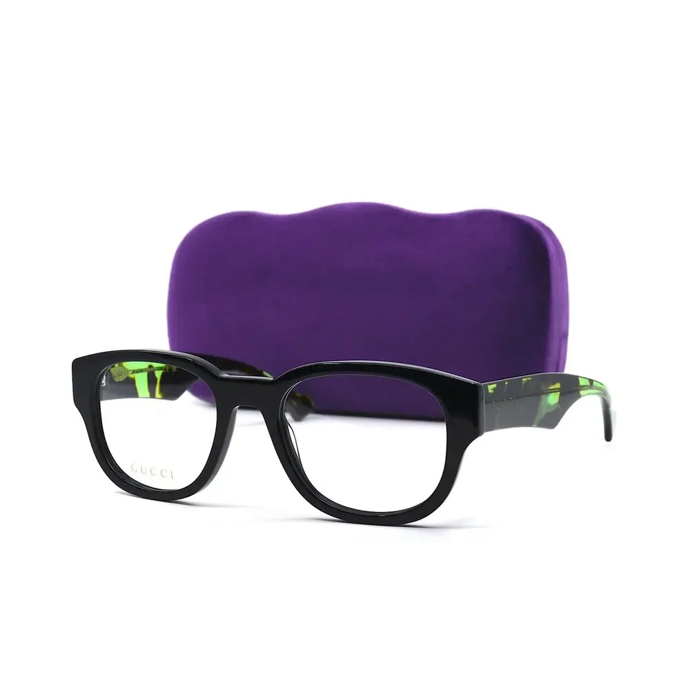 Gucci GG1429O 003 Black Havana Eyeglasses Frames 54-21-145 Authentic Italy