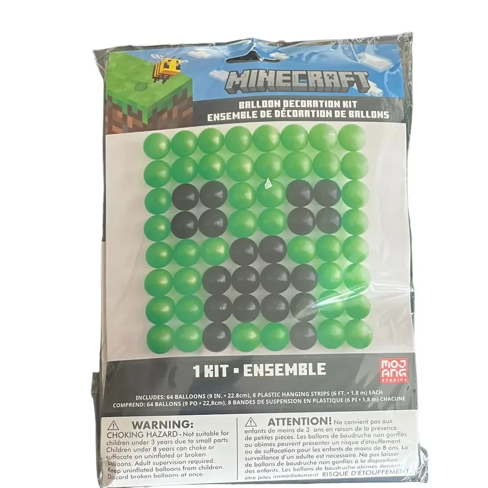 Minecraft 6’ Balloon Decoration Kit