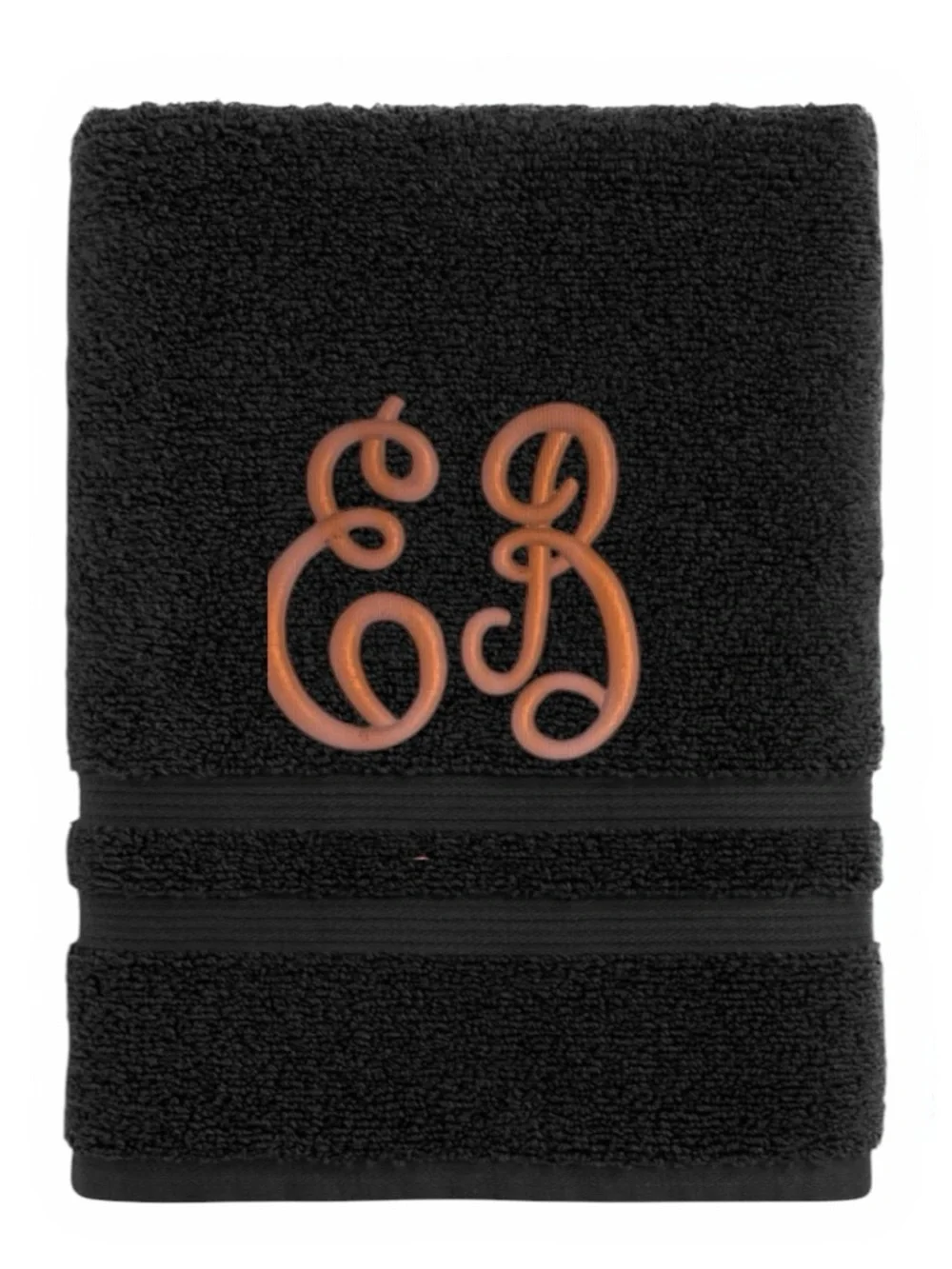 Personalized monogrammed Embroidered Towel your initials pick a design
